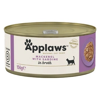 APPLAWS Cat Tin makrela a sardinky 156 g