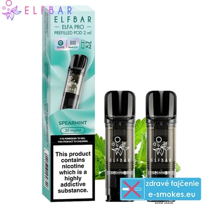 Elf Bar ELFA Pods cartridge Spearmint 2x2ml 20 mg