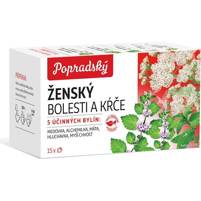 Balírny obchodu Poprad Popradský Ženský bolesti a křeče 22,5 g