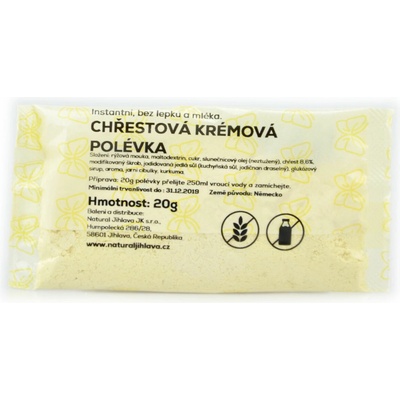 Natural Instantná krémová polievka z chřestu bez lepku a mlieka 20 g