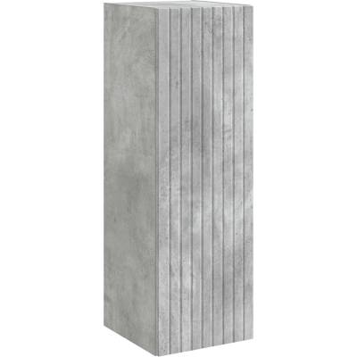 vidaXL Стенно Баня Кабинет Бетонно сиво 33 x 34, 5 x 100 см (890655)