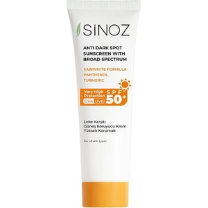 SiNOZ Слънцезащитен крем против пигментни петна, SPF50+, 50 ml - ozone