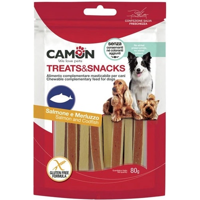 Camon Treats & Snacks Dog Sandwich losos s treskou 80 g