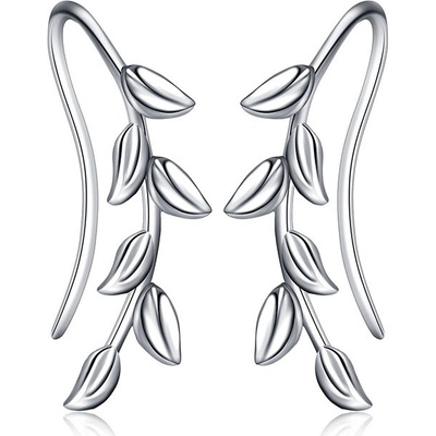 LUNICA Stříbrné náušnice VĚTVIČKA 0660