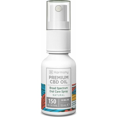 Harmony CBD olej ve spreji 150 mg Natural 15 ml