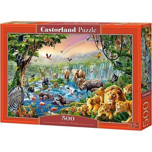 Castorland Пъзел Castorland от 500 части - Река в джунглата (B-52141)