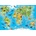 Educa - Puzzle World map with animals - 150 piese