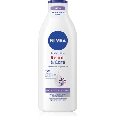 Nivea Repair & Care Sensitive успокояващ лосион за тяло за суха и чувствителна кожа 400ml