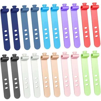 Organizér pro datový kabel, HF, (gumový, 7cm) barva bílá