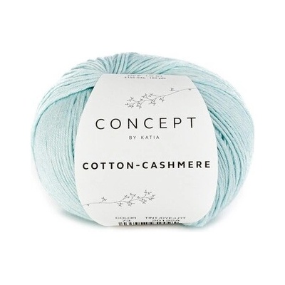 COTTON-CASHMERE Katia Farby COTTON-CASHMERE: 73 ľadová modrá