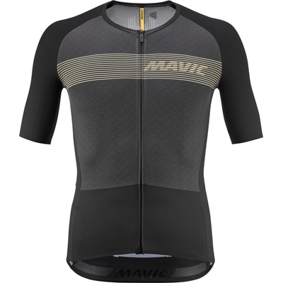 Mavic Мъжка фланелка с къс ръкав за колоездене Mavic Cosmic Jersey Cycling jersey - Black - размер XL (056-3617-0214)