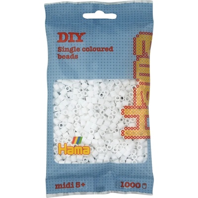 Hama Zažehlovací korálky MIDI - bílé - 1000 ks - H207-01 – Hama | – Zboží Dáma