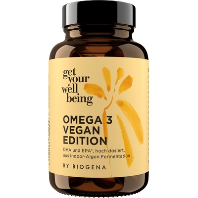 get your wellbeing by BIOGENA Omega 3 vegan edition - 30 капсули