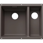 BLANCO Subline 340/160 - Мивка от Silgranit, 56x46 см, мивка отляво, сиво „вулкан 527819 (527819) Мивка за вграждане