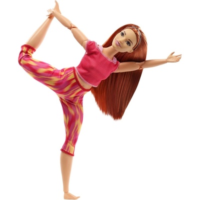 Barbie V pohybe Ryšavka v ružovom