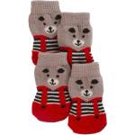 KERBL Dog Socks Bruno - Чорапки Бруно комплект 4 броя р-р L 4х10, 5 см 81420