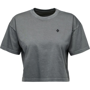 Black Diamond Дамска тениска Black Diamond Women's Diamond Crop S/S Tee T-shirt - Charcoal - размер XS (916-3679-0111)