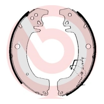 Sada brzdových čeľustí BREMBO S 68 537