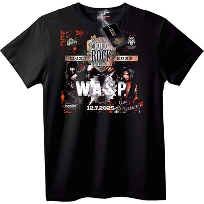 NOONEBRAND Тениска W. A. S. P. Рок Фестивал 2025 - 2XL, White