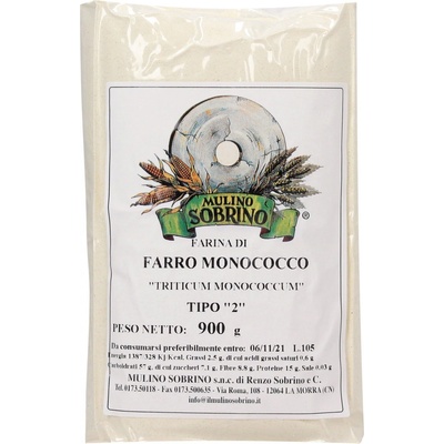 Mulino Sobrino Bio mouka z jednozrnky typu 2 0,9 kg