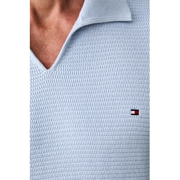 Tommy Hilfiger тениска с яка мъжка от памук (MW0MW43243)