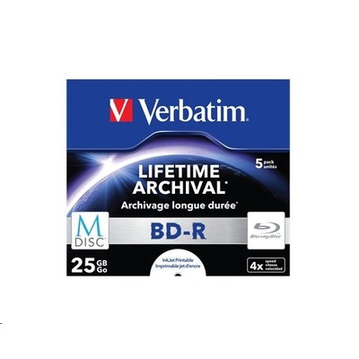 Verbatim M-Disc 4x BD-R 25 GB 5 броя (43823)