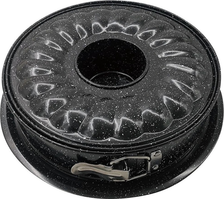 Kinghoff Форма за блат и кекс Kinghoff KH 1779, 26 см, Падащо дъно, Стомана, Черен (KH 1779)