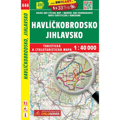 Havlíčkobrodsko, Jihlavsko - turistická mapa č. 446