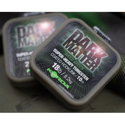 Korda šňůra Dark Matter Tungsten Coated Braid Green 10m 25lb