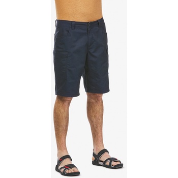 Quechua pánske turistické šortky NH550 modrá