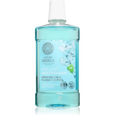 Natura Siberica Natural Mouthwash Fresh Breath & Plaque Control вода за уста за свеж дъх 520ml