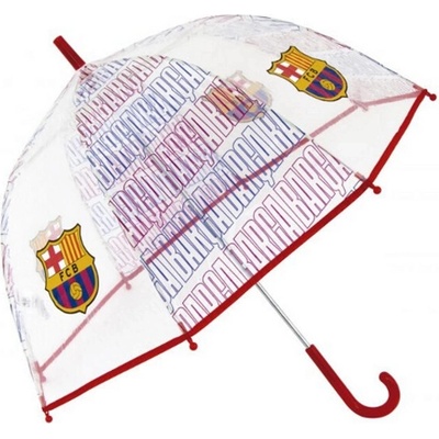 Detský priehľadný dáždnik FC Barcelona