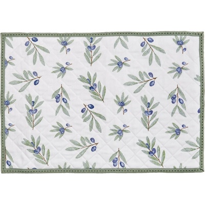 Clayre & Eef Obojstranné prestieranie Olive Garden 48x33 cm sada 6ks