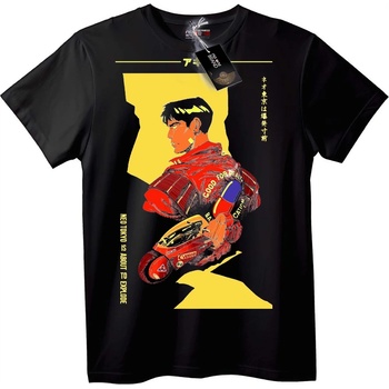 NOONEBRAND Тениска Neo Tokyo Експлозия Аниме - 5XL, Black