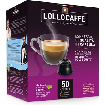 50 бр. кафе капсули Lollo Miscela Oro съвместими с Dolce Gusto