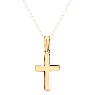 SAVICKI Висулка с кръстче savicki: жълто злато