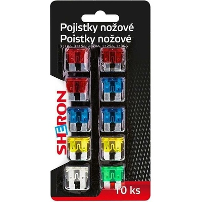 SHERON Pojistky nožové 10 ks