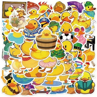 Set 50 samolepek kačenka (3) (Samolepky kachničky)