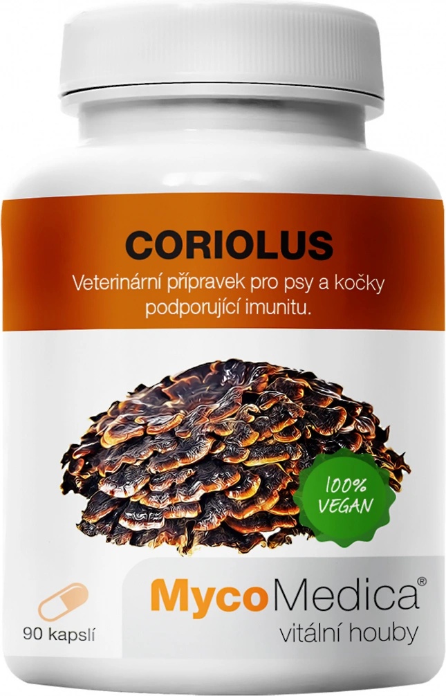 MycoMedica Coriolus Versicolor Outkovka pestrá 2 x 90 kapslí