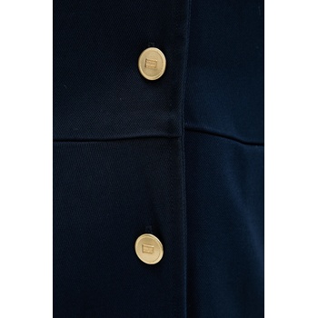 Tommy Hilfiger Рокля Tommy Hilfiger в тъмносиньо къса със стандартна кройка WW0WW45819 (WW0WW45819)