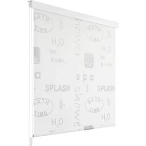 vidaXL Ролетна щора за баня, 100x240 см, Splash (142872)
