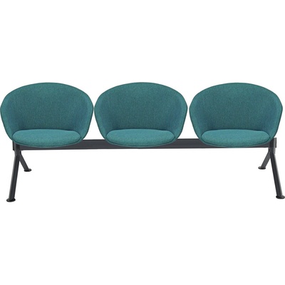 Посетителска пейка RFG Silvi, с 3 места, текстил, метална основа (4015540010)