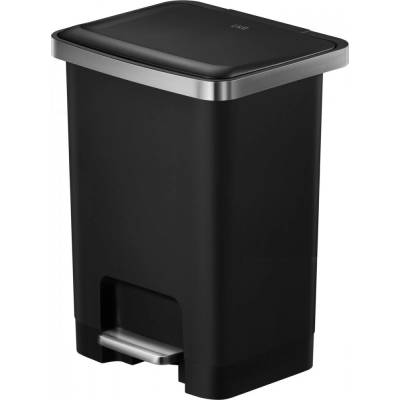 EKO-Europe EKO Кош за отпадъци с педал HANA II - черен - 25 л (EKO 638825 - Black)