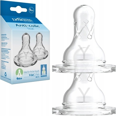 Dr. Brown´s savička úzké hrdlo 2 ks Typ Y transparentní
