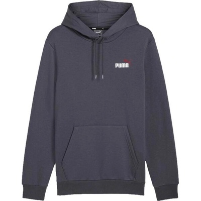 Puma ESSENTIALS+2 COL SMALL logo HOODIE mikina tmavě šedá