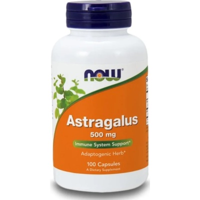 NOW Astragalus, 500 mg, 100 капсули, Now