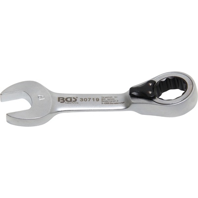 BGS Technic Račňový očkoplochý kľúč krátky prepínateľný 19 mm BGS 30719