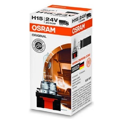 OSRAM Крушка OSRAM H15, 24V, 60/20W, 3200K, 1500lm, 1 брой