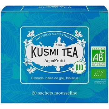 Kusmi Tea Плодов чай AQUAFRUTTI, 20 муселинови пакетчета, Kusmi Tea (KUSMI21683A1120)