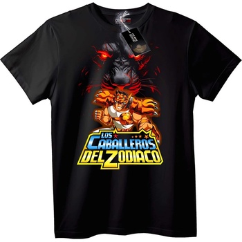 NOONEBRAND Тениска Saint Seiya Зодиак Лъв - 2XL, White